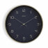 Wall Clock Versa Blue Wood PU (30,5 x 4,3 x 30,5 cm)