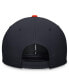 ფოტო #3 პროდუქტის Men's Navy/Orange Detroit Tigers Evergreen Two-Tone Snapback Hat