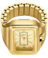 ფოტო #3 პროდუქტის Women's Raquel Two-Hand Gold-Tone Stainless Steel Ring Watch 14mm