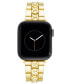 ფოტო #1 პროდუქტის Women's Gold-Tone Alloy Bracelet Compatible with 42mm, 44mm, 45mm, Ultra and Ultra 2 Apple Watch