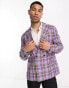 Фото #1 товара Devils Advocate oversized suit jacket in pink check