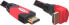 Фото #2 товара Кабель HDMI 3 метра Delock HDMI Type A (Стандартный) 10.2 Gbit/с Черно-красный
