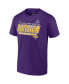 Фото #4 товара Men's Purple Minnesota Vikings 2022 NFC North Division Champions Divide and Conquer T-shirt