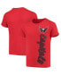 ფოტო #1 პროდუქტის Big Girls Red Washington Capitals Chenille Script T-shirt