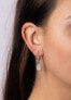 Фото #2 товара BRISA silver earrings with genuine rose gold and Brilliance Zirconia JJJ1141ERO