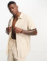 Rhythm classic linen shirt co-ord in sand