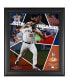 Фото #1 товара Justin Verlander Houston Astros Framed 15" x 17" Impact Player Collage with a Piece of Game-Used Baseball - Limited Edition of 500