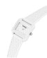 Women's Analog White Silicone Watch 32mm