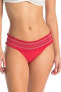 Фото #1 товара Tory Burch Women's 175395 Costa Smocked Hipster Bikini Bottoms Size M