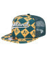 Men's Green Oakland Athletics Seeing Diamonds A-Frame Trucker 9FIFTY Snapback Hat