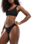 Фото #1 товара Champion crinkle bikini bottoms in black