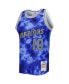 ფოტო #2 პროდუქტის Men's Tim Hardaway Blue Golden State Warriors 1990-91 Galaxy Swingman Jersey