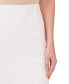 Women's Open Knit Side Slit Pull-On Midi Skirt