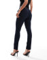 Mango slim tailored trousers in navy