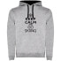 KRUSKIS Keep Calm And Go Skiing Two-Colour hoodie