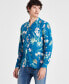 Фото #1 товара Men's Antonio Floral Camp Shirt, Created for Macy's