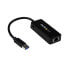 StarTech.com USB 3.0 to Gigabit Ethernet Adapter NIC w/ USB Port - Black - Wired - USB - Ethernet - 5000 Mbit/s - Black