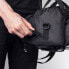 Фото #7 товара Велосипедная сумка на багажник с карманами и плечевым ремнем 27L черная Wozinsky WBB36BK