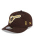 Фото #1 товара Бейсболка New Era мужская коричневая San Diego Padres 2024 Clubhouse Low Profile 59FIFTY Snapback Hat