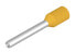 Фото #2 товара Weidmüller H0.25/12T GE SV - Pin terminal - Straight - Metallic - Yellow - 0.25 mm² - 1.2 cm - 1 cm