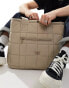 Фото #2 товара Dickies gardiner quilted tote bag in sand- exclusive to asos