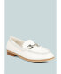 Фото #1 товара HOLDA Women's Horsebit Embellished Loafers With Stitch Detail