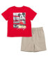 Boys Mickey Mouse T-Shirt and Shorts Outfit Set to