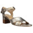 Фото #2 товара VANELi Morel Metallic Sling Back Womens Brown Casual Sandals 308874