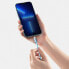 Kabel przewód USB-C Iphone Lightning szybkie ładowanie 20W 1.2m niebieski
