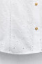 Фото #13 товара Рубашка с ажурной вышивкой ZARA
