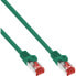 Фото #2 товара InLine Patch Cable S/FTP PiMF Cat.6 250MHz PVC CCA green 0.25m