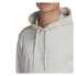 Фото #3 товара Мужское худи с капюшоном спортивное белое Adidas Brilliant Basics Hooded