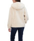 ფოტო #4 პროდუქტის Juniors' Juniors' Reversible Faux Fur Hooded Bomber Jacket