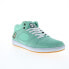 Фото #2 товара ES Accel Slim Mid X Eggcell Mens Green Suede Skate Inspired Sneakers Shoes 11