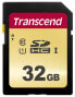 Transcend SD Card SDXC 500S 64GB - 64 GB - SDXC - Class 10 - UHS-I - 95 MB/s - 50 MB/s