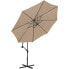 Фото #6 товара Пляжный зонт с поворотным открытием 300 см серо-коричневый Uniprodo Parasol ogrodowy