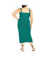 ფოტო #3 პროდუქტის Plus Size Knit Set Dress