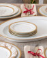 Charlotta Gold Set of 4 Bread Butter Plates, Service For 4