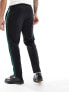 ellesse Luxor straight leg track pants in black