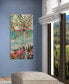 Фото #3 товара "Palm Tree Whimsy II" Fine Giclee Printed Directly on Hand Finished Ash Wood Wall Art, 48" x 24" x 1.5"