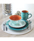 Фото #2 товара Tangiers 16 Piece Dinnerware Set, Service for 4