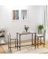 Фото #1 товара Space-Saving Bar Set Table and Stools for Cozy Spaces