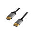 Фото #2 товара LogiLink CHA0100 - 1 m - HDMI Type A (Standard) - HDMI Type A (Standard) - 3D - 18 Gbit/s - Black - Grey