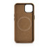 Фото #2 товара Чехол ICARER для iPhone 14 магнитный MagSafe Oil Wax Premium Leather Case светло-коричневый
