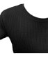 Women's Cropped Rib-Knit T-Shirt, Created for Macy's