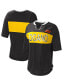 ფოტო #1 პროდუქტის Women's Black Joey Logano Lead Off Henley T-shirt