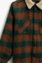 3wam20170hw Yeşil Ekose 7c9 Erkek Akrilik Outerwear Ceket