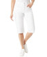 ფოტო #1 პროდუქტის Glorial Vanderbilt Petite Lorelai Skimmer Capri Jeans