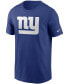 Фото #4 товара Men's Royal New York Giants Primary Logo T-shirt