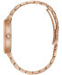 ფოტო #2 პროდუქტის Women's Rose Gold-Tone Stainless Steel Bracelet Watch 36mm